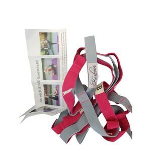 Yoga mat and stretching strap